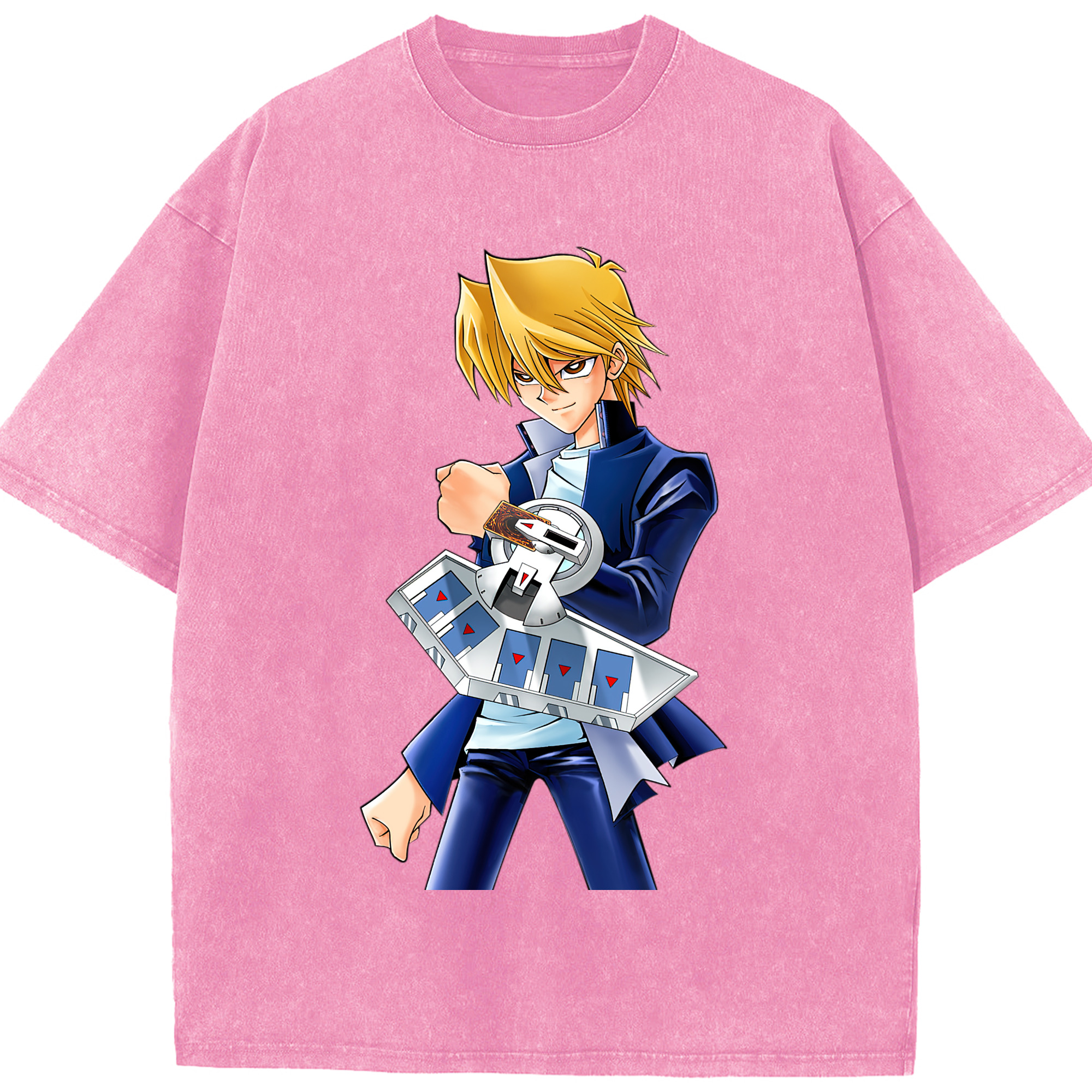 （画像用） 遊☆戯☆王 Yu-Gi-Oh! 綿100% ヴィンテージ風 半袖Tシャツ（フロントプリント）